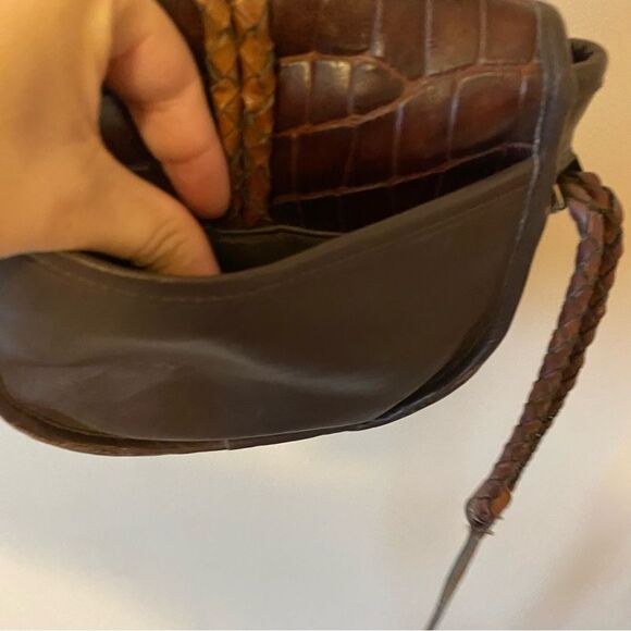 Genuine leather crossbody purse bag - Picture 7 of 10